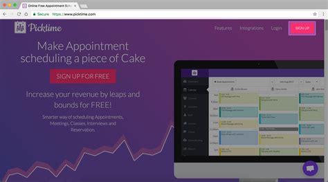 picktime.com|Register .